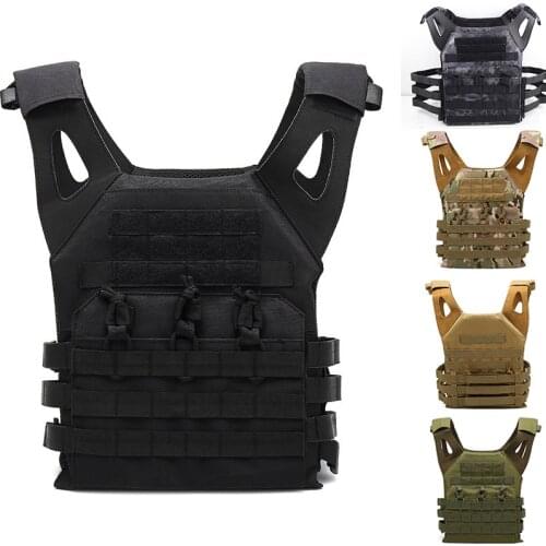 Military JPC Vest Airsoft Paintaball Body Armor Molle Plate Carrier Vest Outdoor Chest Rig Vest Shooting Hunting Accessories
