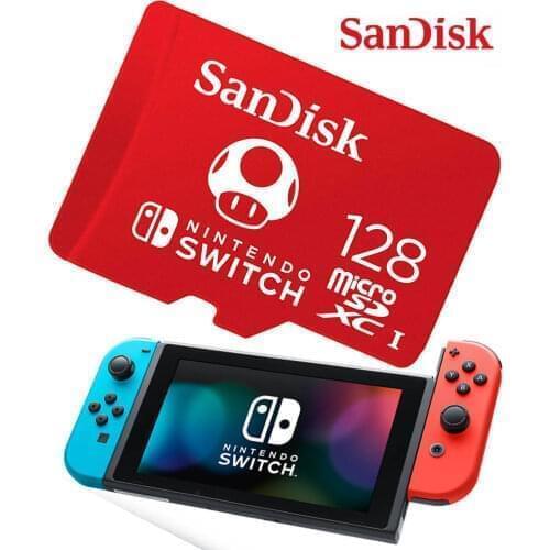 Sandisk Nintendo Switch Micro SD Memory Card With Games 64GB 128GB 256GB Micro SD Carte Memoire Nintendo Switch Flash Card Games