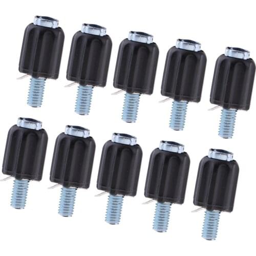 10 Count M5 Bike Cable Adjuster Screw for Thumb Shifter Disc Brake Cables Adjustment