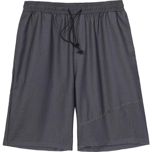 Summer Casual Pants Mens Shorts High Street Capris Short Pant Loose Straight Pants
