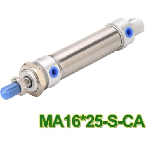 MA16*25-S-CA MA Series 1.5MPa 1/8"PT Mini Air Cylinder Small Pneumatic Cylinder Airtac Type
