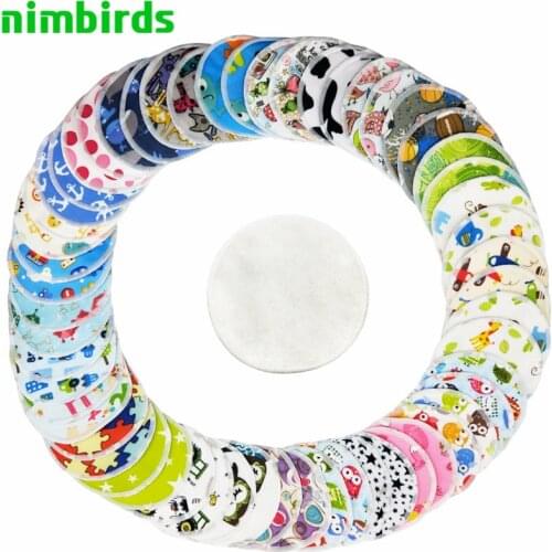 10 PCS Reusable Bamboo Breast Pad Nursing Pads For Mum ,Bamboo Material Inner Washable Waterproof Breastfeeding Nursing Pads