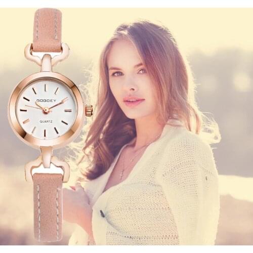 Fashion Brand Gogoey Watch Women Watches Leather Quartz Wrist Wristwatch Clock Ladies Watch Relogio Masculino saat reloj mujer