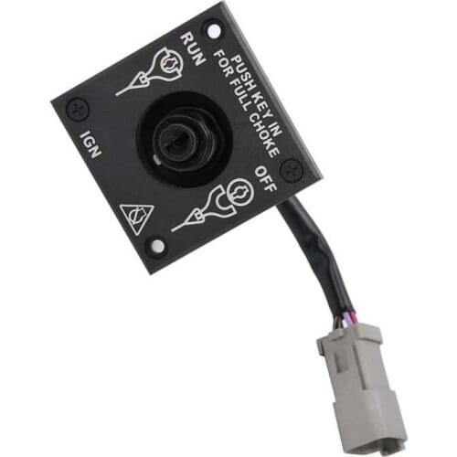 Ignition Key Switch Single Engine Ignition Cut Off Switch with Keys 176408 Fit for Johnson BRP Outboard