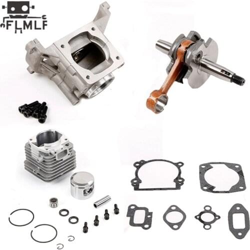 45cc Engine Kit (Include Cylinder Piston Kit Crankshaft Crankcase) Fit 1/5 HPI ROVAN ROFUN KM GTB BAJA 5B 5T 5SC Losi 5ive T