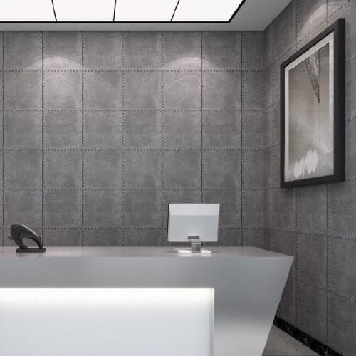 Retro Wallpaper Mould-Proof Soundproof Sound-Absorbing Industrial Wall Featured Background TV Bedroom Decor