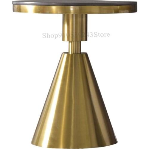 Rock Board Sofa Side A Few Corners Light Luxury Bedside Balcony Small Coffee Table Mini Round Table Net Red Simple Modern Creati