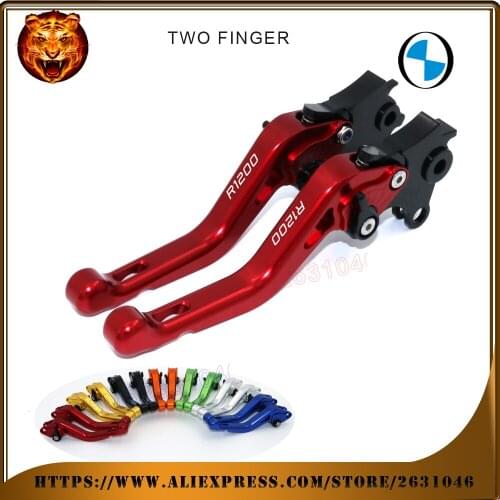 For BMW R 1200 GS 1200GS ADVENTURE RED LOGO BLACK SILVER NEY STYLE MOTOBIKE Motorcycle Adjustable Short Brake Clutch Levers