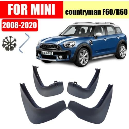 Mud flaps for mini cooper countryman F60 R60 Mudguards Fender mud flap splash guard Fenders Mudguard car accessories Front Rear