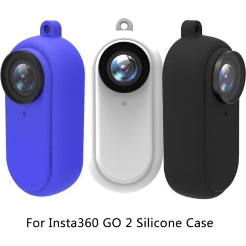 Silicone Case Protective Skin Sleeve For Insta360 Go 2 Sports Camera Thumb Protective Cover Dropshipping Wholesale