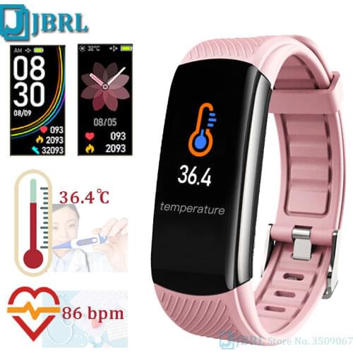 Temperature Smart Watch Women Men Smartwatch Electronics Smart Clock For Android IOS Fitness Tracker Top Bluetooth Smart-watch