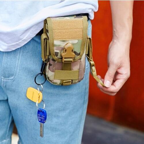 Tactical Mobile Phone Cover Case for Work Outdoor Hip Belt Bum Purse Fanny Pack Waist Bag Pouch Accesorios Militares