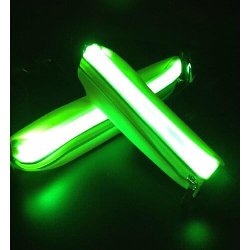 Universal Outdoor Sports Running Waist Bag Electric Lighting Luminous Hiking Fitness Cycling Mobile Phone Bag Pouch Card Pocket