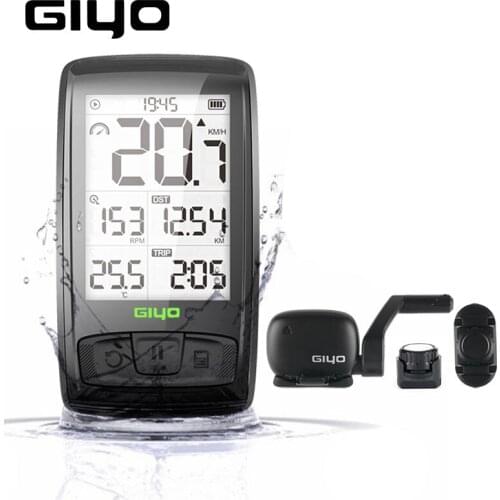 BLE4.0 Wireless Bluetooth Bicycle Computer Mount Holder Bicycle Speedometer Speed/Cadence Sensor Waterproof Cycling Computer