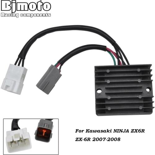 BJMOTO Motorcycle Voltage Regulator Rectifier For Kawasaki NINJA ZX6R ZX-6R 2007-2008