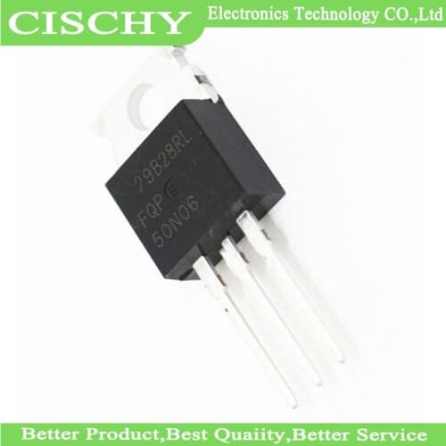 5pcs/lot FQP50N06 50N06 TO-220 In Stock