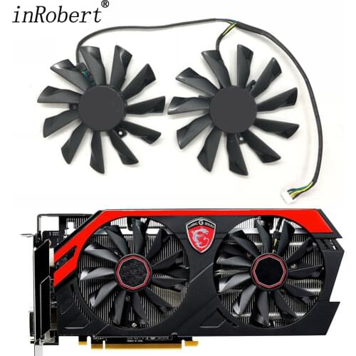 95mm PLD10010S12HH PLD10010B12HH GTX660Ti Fan for MSI Geforce GTX780Ti/780/750Ti R9 270X 280X 290 290X Twin Frozr B video cards