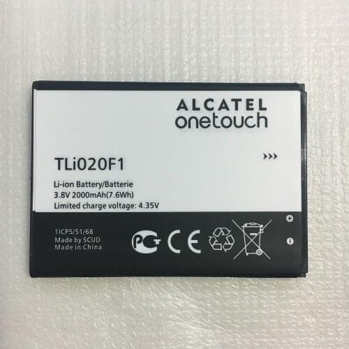 2000mAh Battery For Alcatel One Touch Pop 2 5042d C7 7040d OT-6036Y/OT-7041D TLi020F1/TLi020F2 Batteries