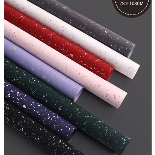 Shiny Wrapping Paper 60*60cm Birthday Gift Wrappingcraft Paper Floral Packing Waterproof Festive Party Diy Handmade Supplies