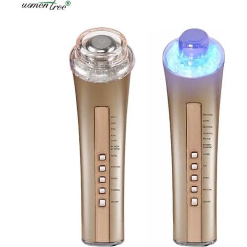 CM-5-2 6 IN 1 Skin Care Machine Facial Galvanic Spa Photon Rejuvenation Face Lift Firm Deep Cleaning Anti Acne Anti-aging Device