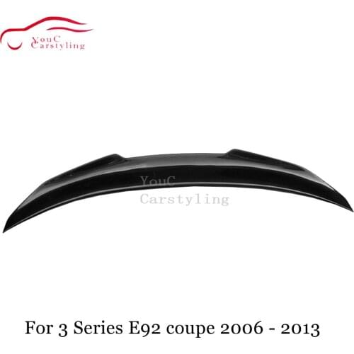 E92 Rear Spoiler Trunk Lid PSM Style Carbon Fiber Spoiler for BMW 3 Series E92 M3 2-door Coupe 2006 - 2013 318i 320i 328i 330i