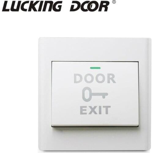 Door Exit Button Release Push Switch for access control system Electronic Door Lock Sensor Switches access push button plastic