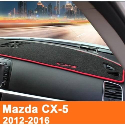 Car dashboard Avoid light pad Instrument platform desk cover Mats Carpets LHD For MAZDA CX-5 CX5 2013 2014 2015 2016 2017 2018