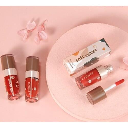 Soft Velvet Soft Charm Lip Glaze Mist Color Matte Velvet Matte Moisturizing Cheap And Long-lasting Beginner Party Compact