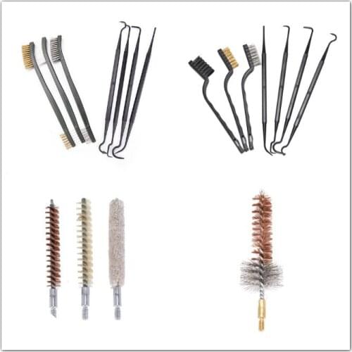 New 1/2/3pcs/Set New Brush Cleaning Kit Airsoft For Hand Gun HuntingTactical Shortgun Rifle Cleaning Tool Set