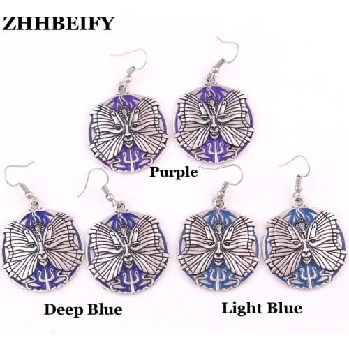PSYCHE Goddess Pendant Butterfly SOUL Neptune Amulet charm Leather chain Pendant wheat bracelet Necklace Sets