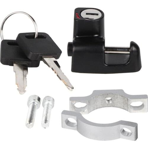 0.9in Handlebar Helmet Lock Anti-Theft Riding Accessory Fits for Nissan Almera/Qashqai/Primera candado para moto