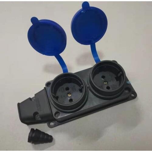 Socket 250V 16 AMP 2 PIN Indudtrial Site Plug AC Sockets Male/Female 3600W Waterproof Level