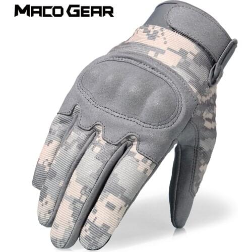 Tactical Gloves Cycling Gloves Men Fans Army Training Climbing Wearproof Outdoor Shooting Rid Sport Antiskid Full Finger Mittens