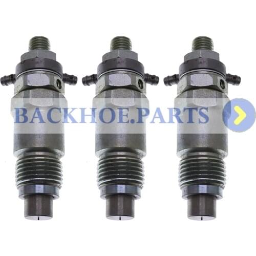3PCS Fuel Injectors 15271-53020 70000-65209 for Kubota D950 D1302 D1402 V1702 V1902 Engine