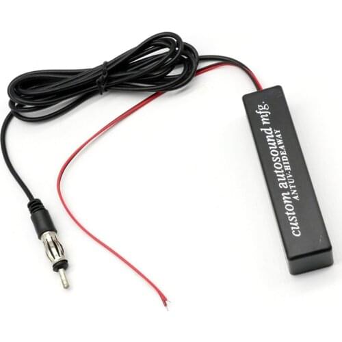 Universal Car Hidden Antennas Amplifier Antenna Assembly 12V Electric Stereo AM/ FM Car Radio Antenna