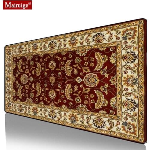 Vintage Persian Rug Mouse Pad XXL Gamer Desk Mat Large Keyboard Pad Gaming MousePad 90x40cm/80x30cm for Laptop Table Pads
