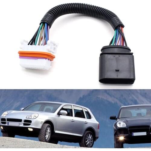 Xenon HID Front Headlight Bulb Wiring Harness for Porsche Cayenne 955 631 239 11 Adapters Wire Harness Connector