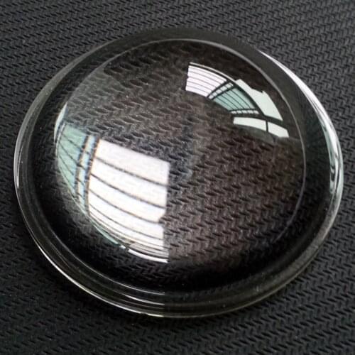 1 Piece 50mm Concave-convex optical glass lens Inner Concave Lens for high power LED Explosion-proof Lamp lens, mining lamp lens