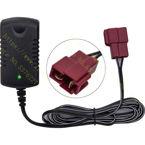 6V Kids Powered Ride On Car 7v800mA Square Hole Charger with Charging Indicator Light-for a Variety of Electric Baby Carriage