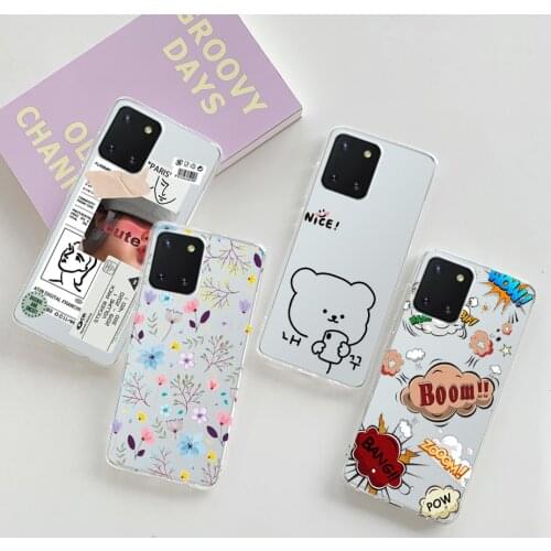 For Samsung Galaxy Note 10 Lite Note10 Lite cases TPU Cute Soft Funda For Samsung Note 10 Lite n770 6.7'' Phone back Case Cover