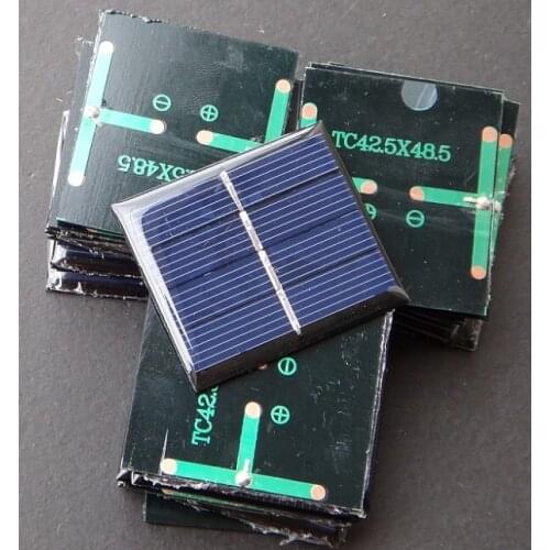 Top Sale 1000PCS/Lot High Quality Mini Polycrystalline Solar Panel 0.36W 2V Solar Cell Wide Toy Applications Education Kits