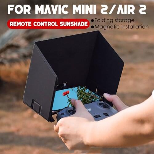 Magnetic Foldable Sunhood for DJI Mini 2 Remote Control Sunshade Light Block
