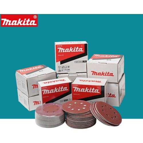 Makita original flocking sandpaper 125mm sandpaper polishing disc circular sandpaper polishing disc