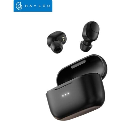 Haylou Earbuds GT5 BT 5.0 Dual Master EarbudsTouch Control Voice Operation Low Latency Remaining Power Display Black Headphone