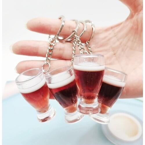 The new size 5 cm cola cup key activities gift resin Sprite drink cup package to hang act the role ofing is tasted personality