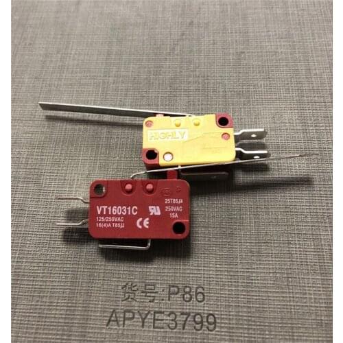 Original new 100% import VT16031C long pendulum rod high current micro switch 15A250VAC 16A 125/250VAC
