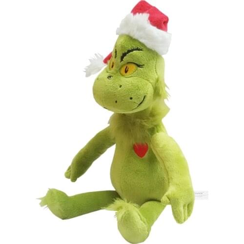 Movie How the Grinch Stole Christmas Grinch Doctor 39CM Seuss Cartoon Cute Stuff Plush Toy Doll Children Birthday Gift
