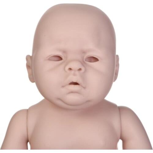 Clearance Sale 19inch reborndoll kit Lovelyn Awake lifelike real touch unfinished doll parts DIY fresh color