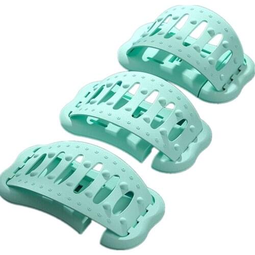 Adjustable 3 Gears Back Massager Neck Stretcher Posture Corrector Massage Pain Relief Fitness Stretch Equipment Waist Relax Mat