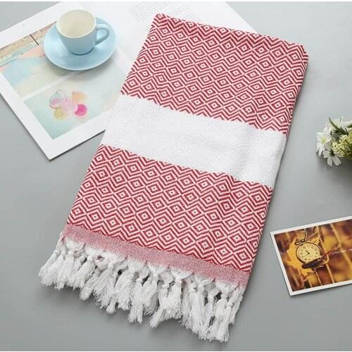 Turkish Tassel Bath Towel for Women Adult Beach Towels Summer Shawl Sunscreen Tassel Tapestry 100x180cm